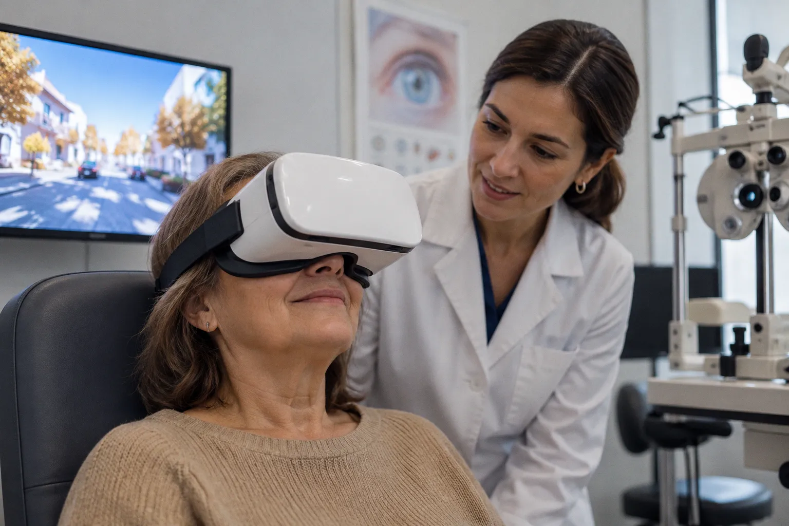 La realidad virtual mejora la elección de lentes intraoculares avanzadas en cirugía de cataratas