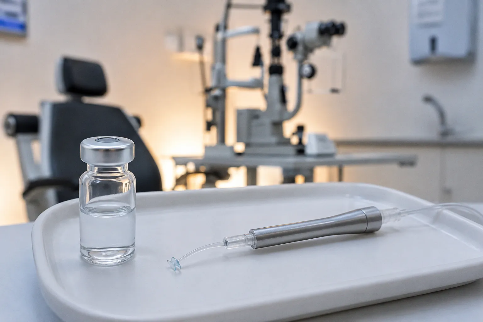 Lentes esclerales: qué suero usar para el reservorio