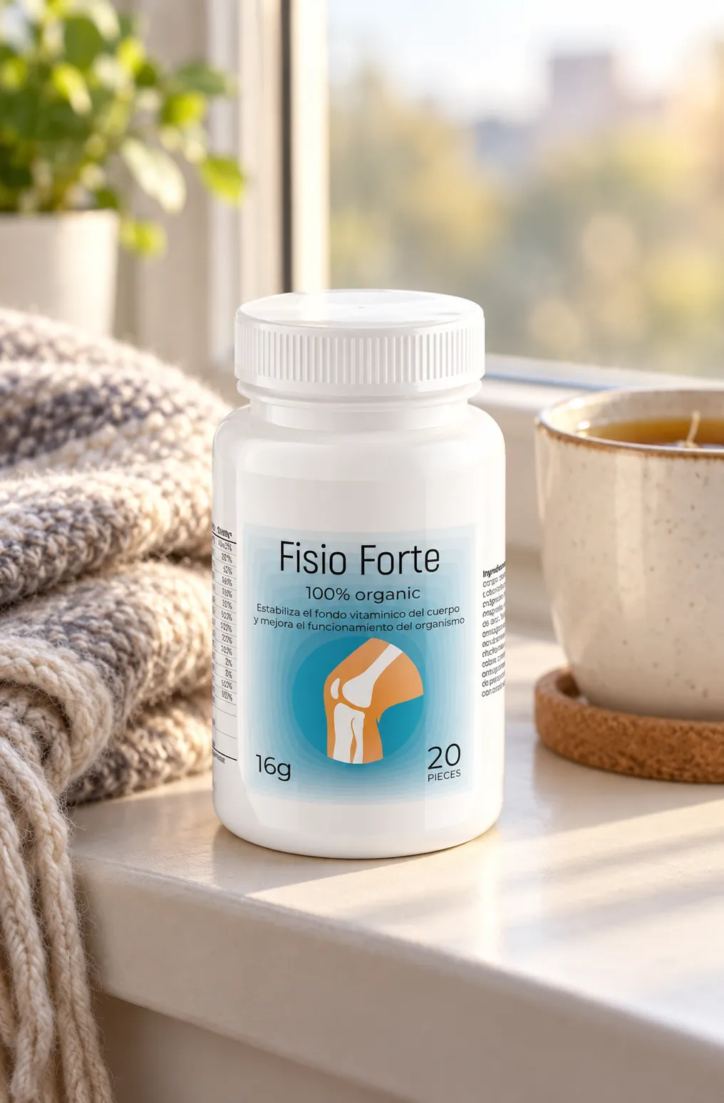 Fisio Forte — el envase en el día a día