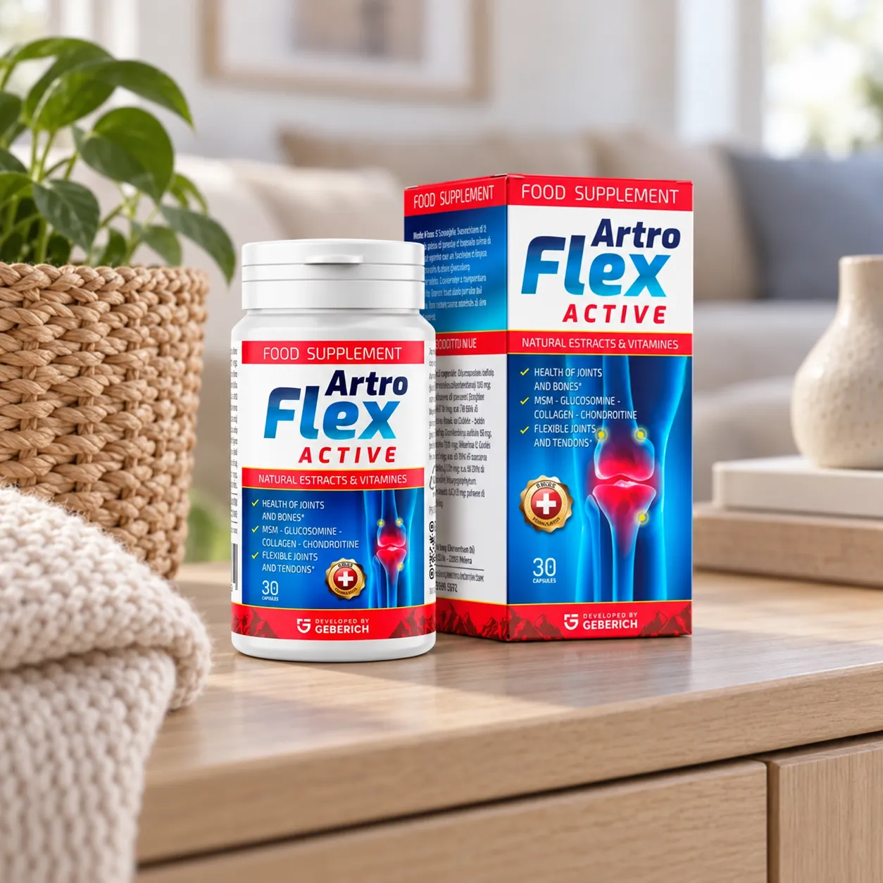 ArtroFlex Active — el envase en el día a día