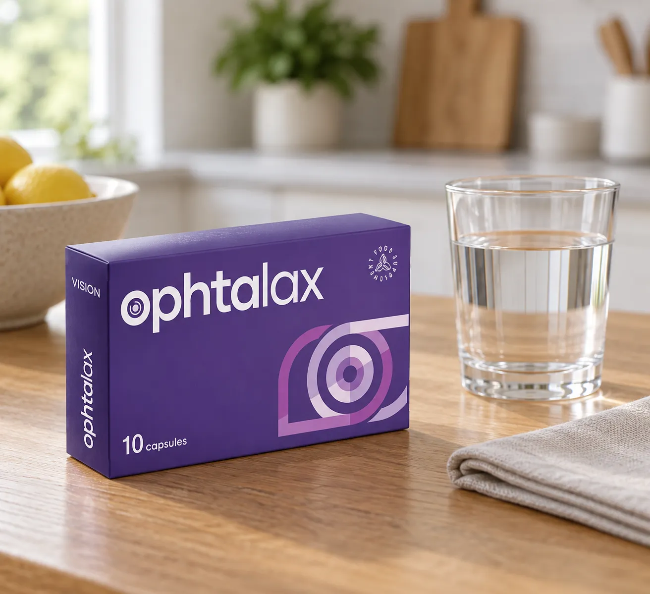 Ophtalax — el envase en el día a día