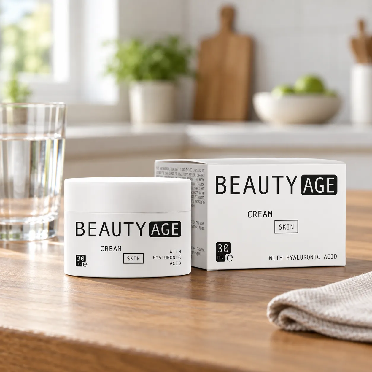 Beauty Age Skin — el envase en el día a día